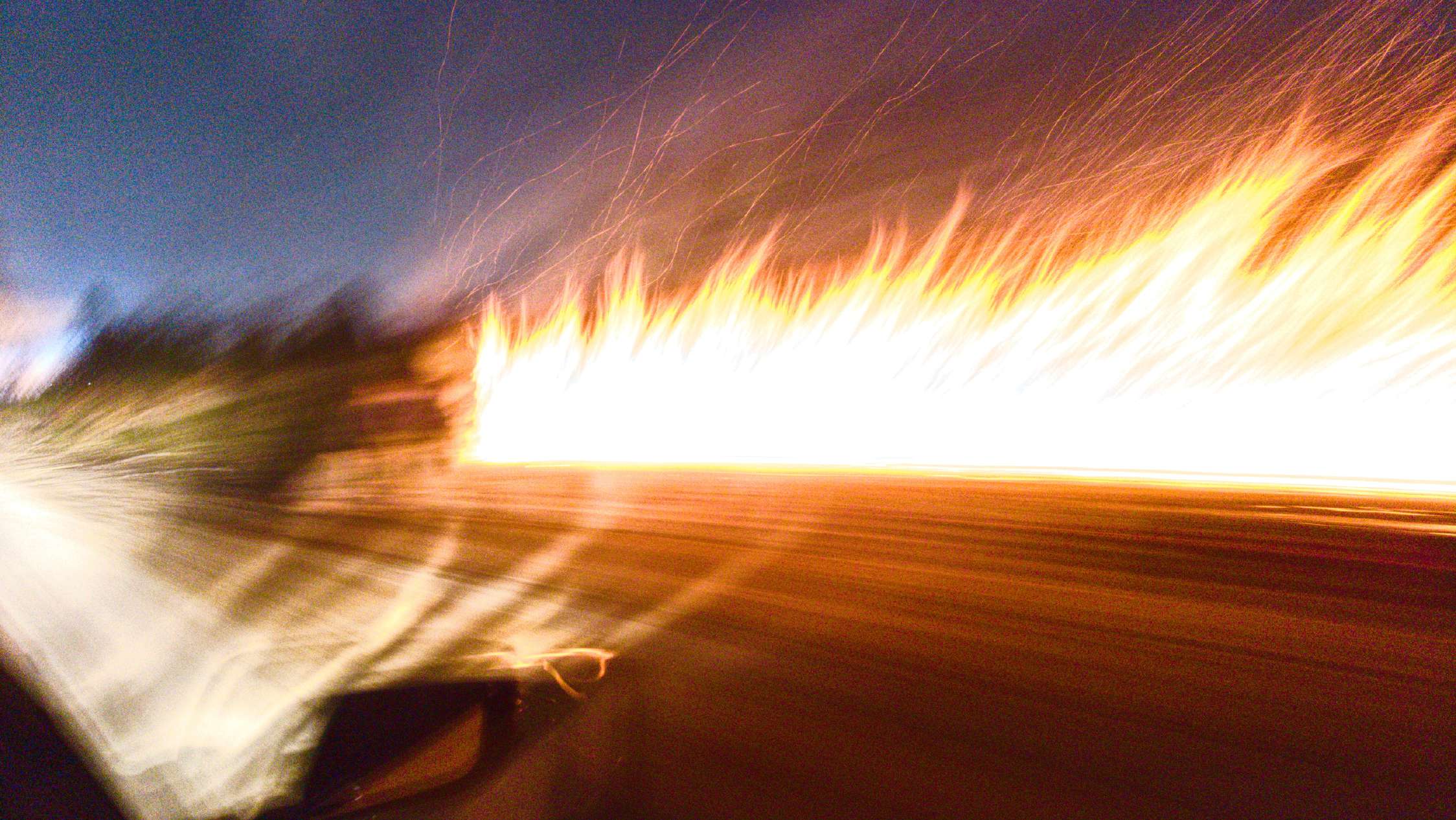 Fire on The Road